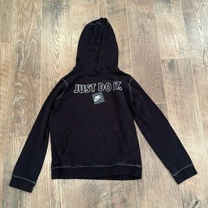 Nike Kid’s Black Just Do It Sweatshirt Size Large
